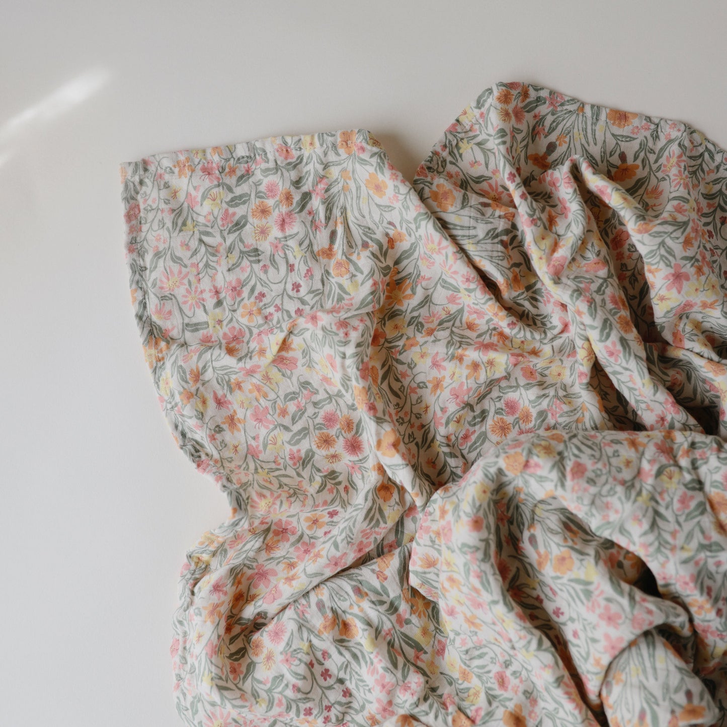Organic Cotton Muslin Swaddle Blanket- Multiple Color Options