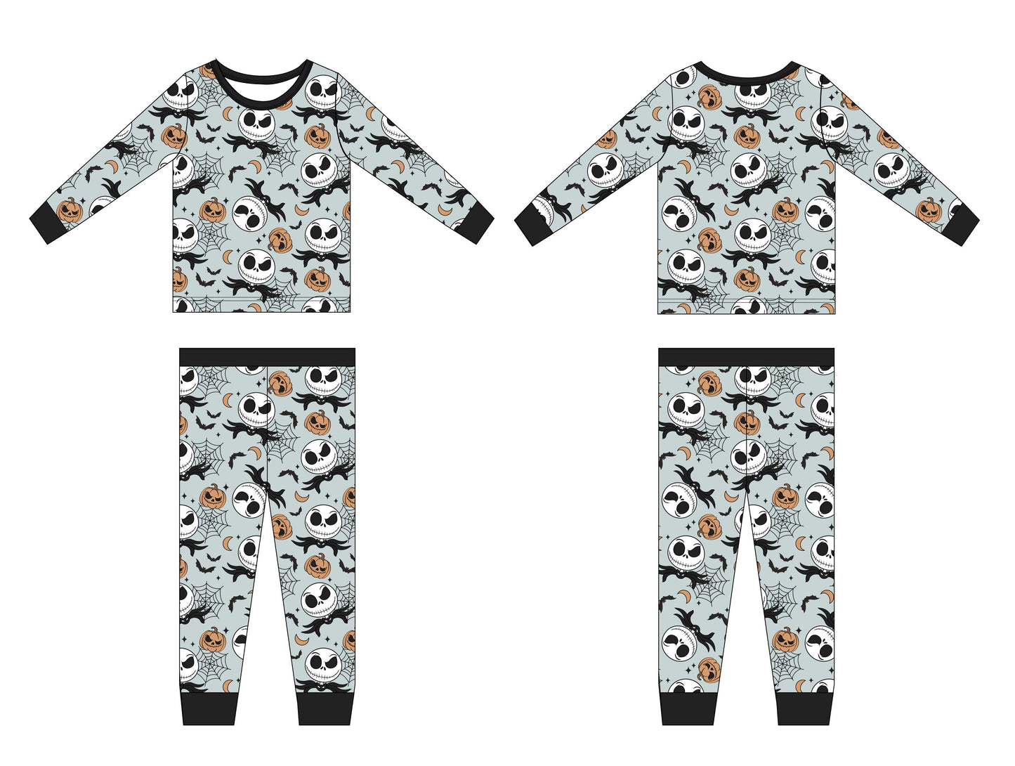 Pumpkin King 2-Piece Pajama Set