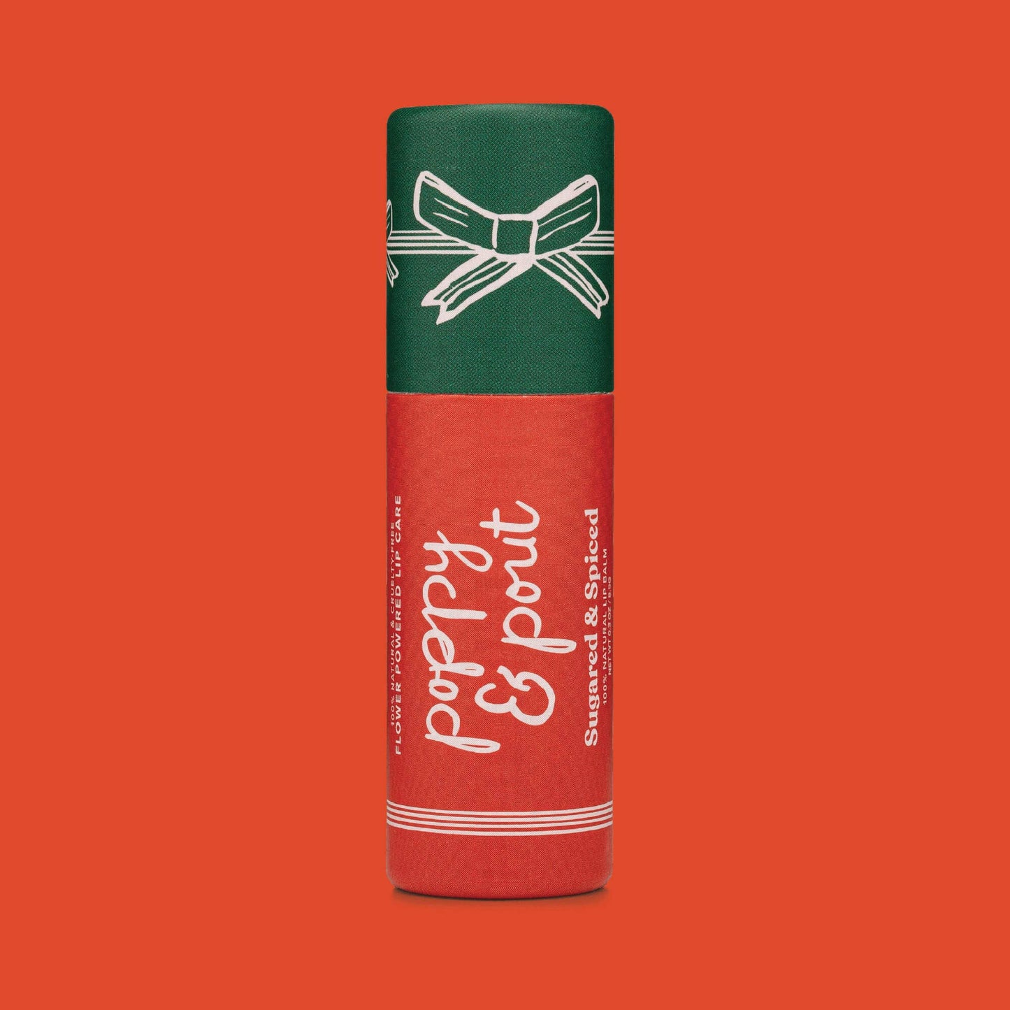 Poppy & Pout Sugared & Spiced Lip Balm, Limited Holiday Edition