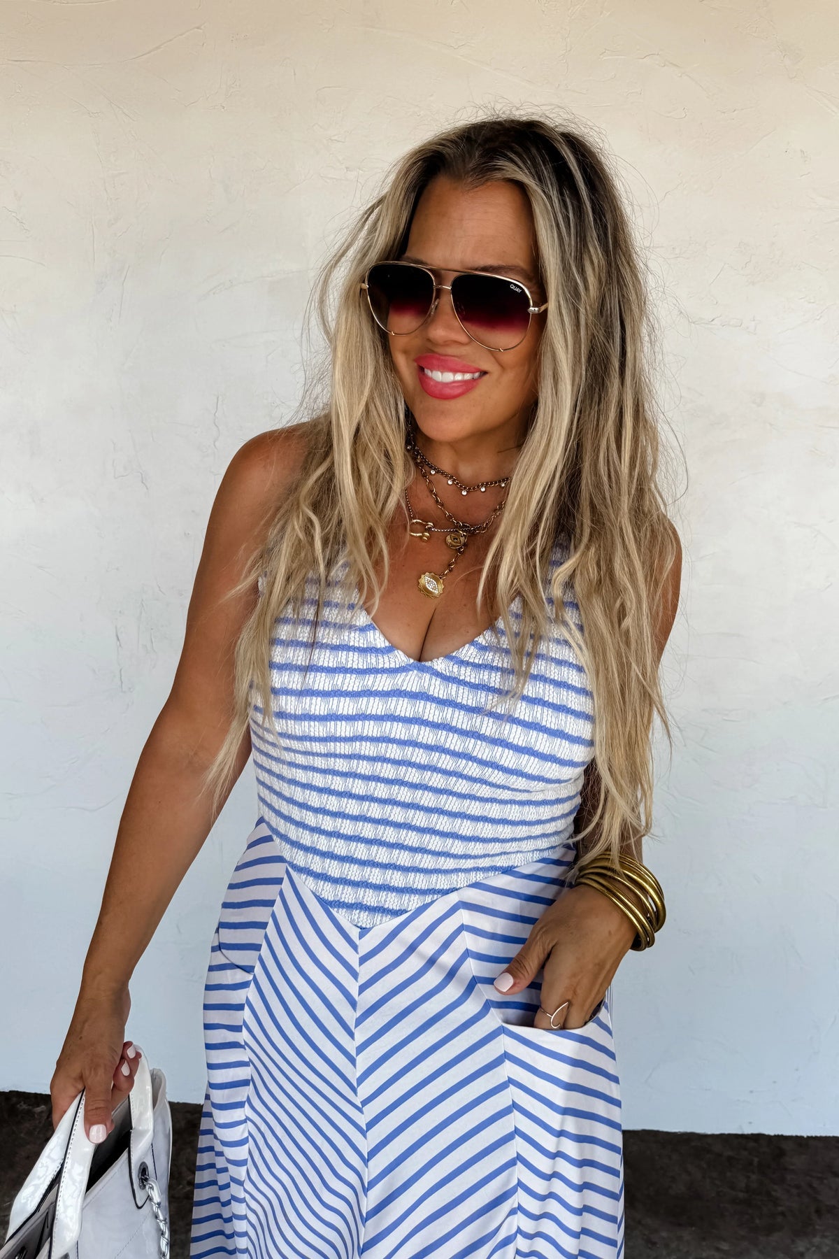 Luciana Striped Dress