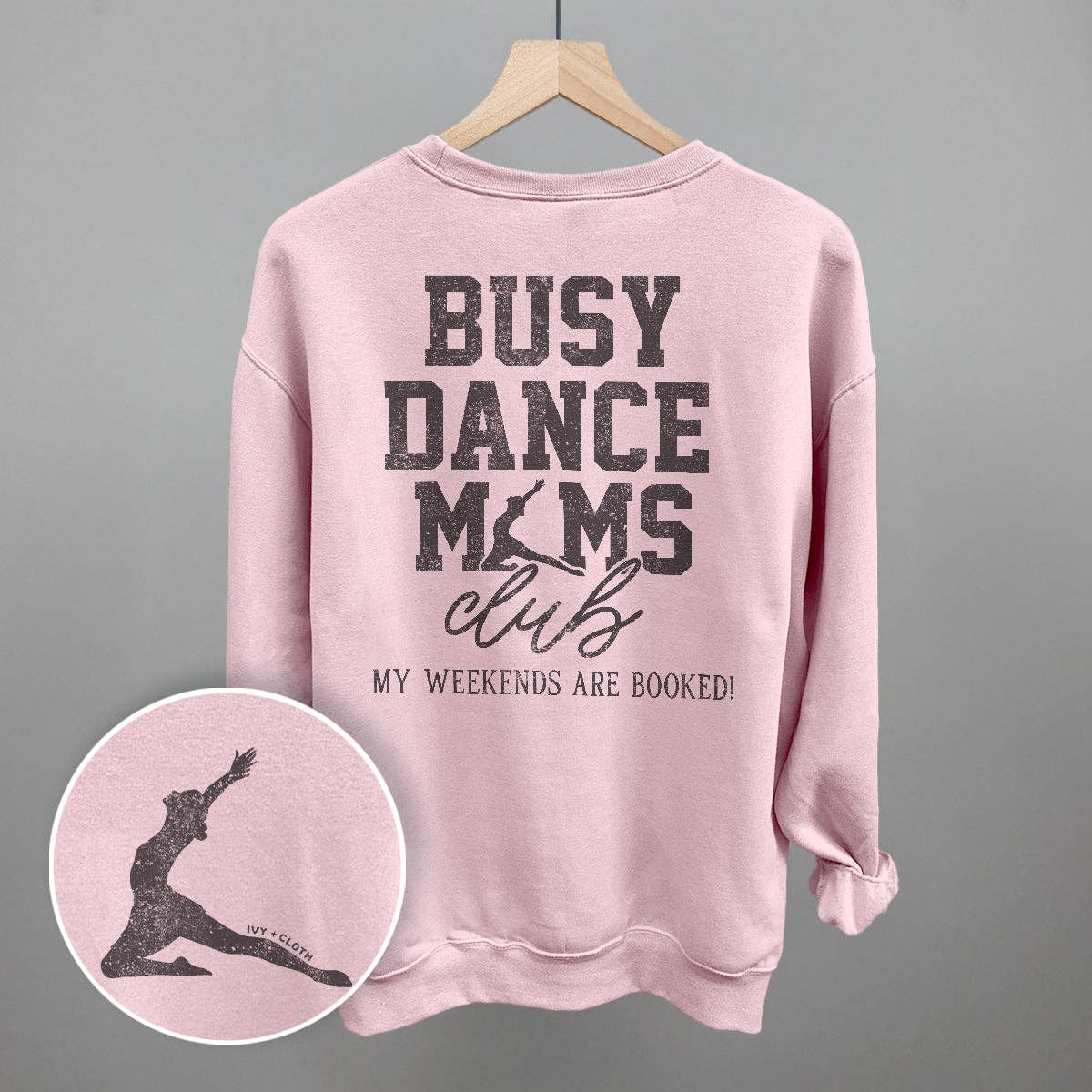 Busy Dance Moms Club Graphic Sweatshirt (Size Small)