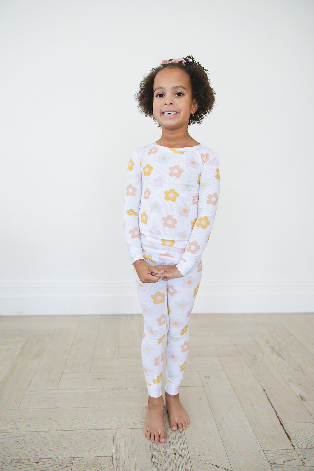 Daizzzy Ribbed 2-Piece Pajama Set