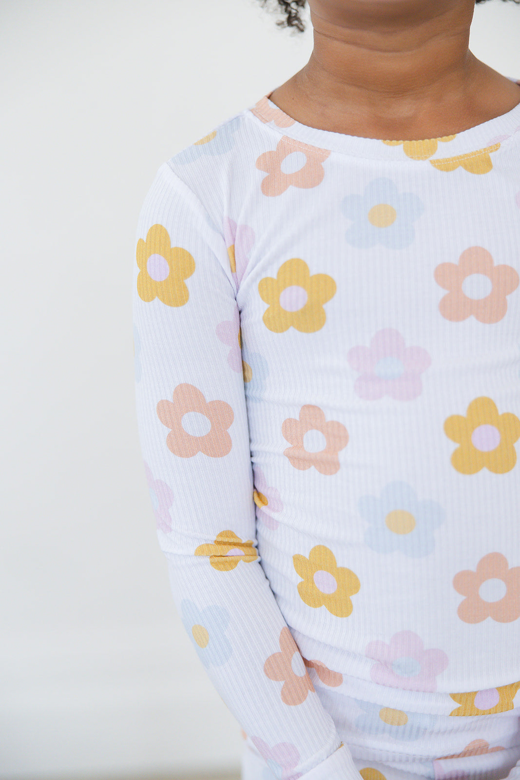 Daizzzy Ribbed 2-Piece Pajama Set