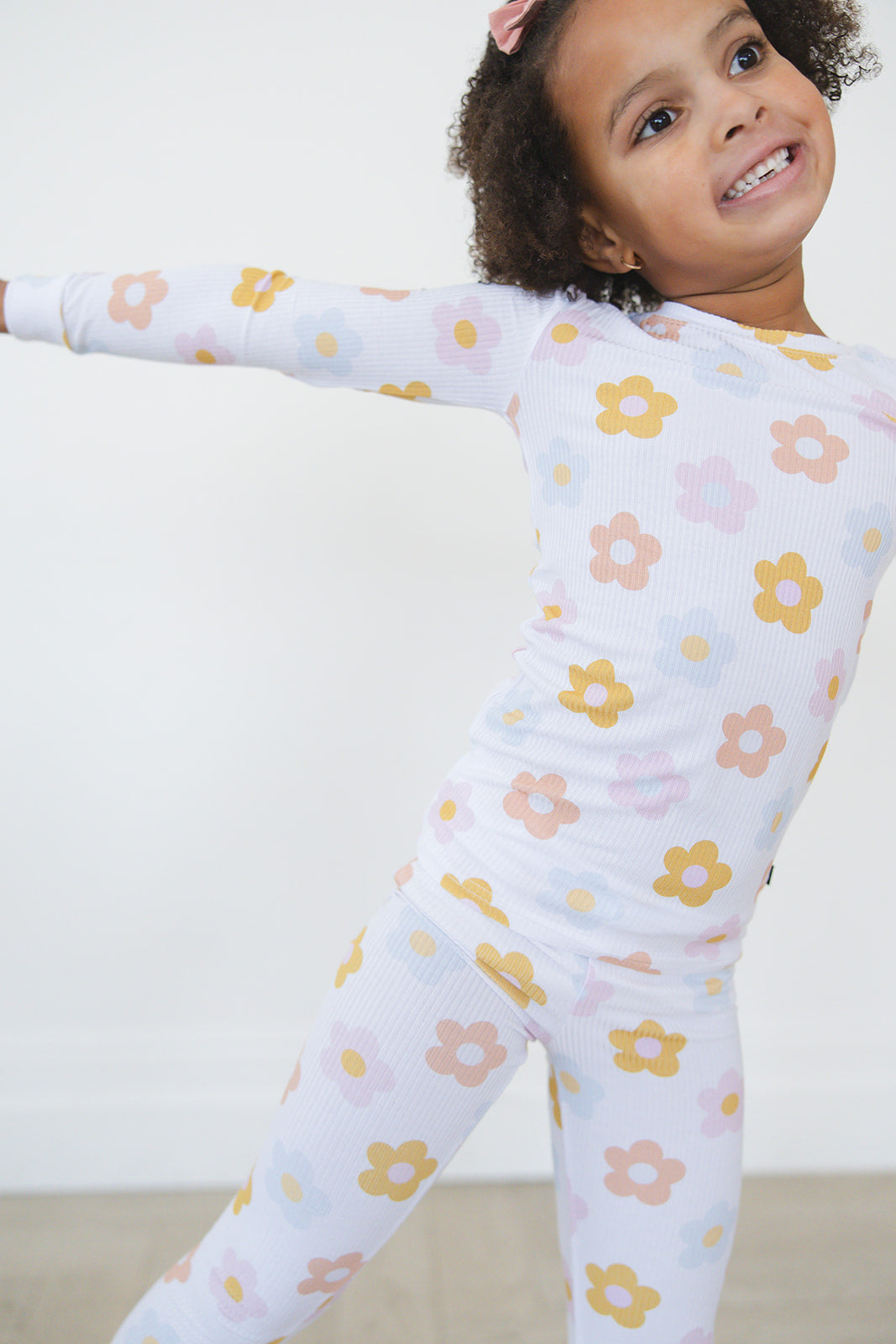 Daizzzy Ribbed 2-Piece Pajama Set