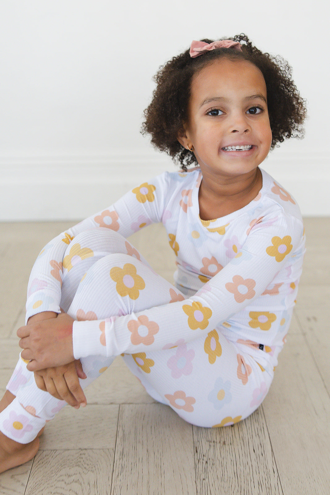 Daizzzy Ribbed 2-Piece Pajama Set
