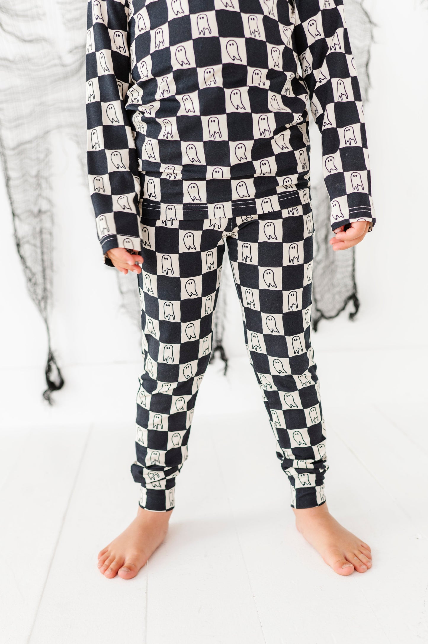 Checkered Ghost Bamboo PJ Set