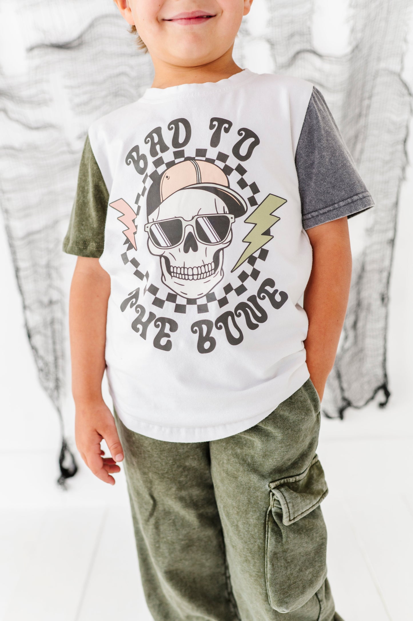 Bad to the Bone COLOR-BLOCK TEE