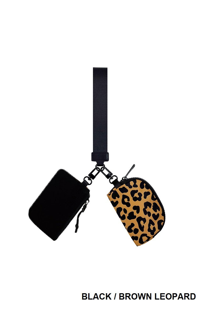 On The Go Dual Pouch Wristlet