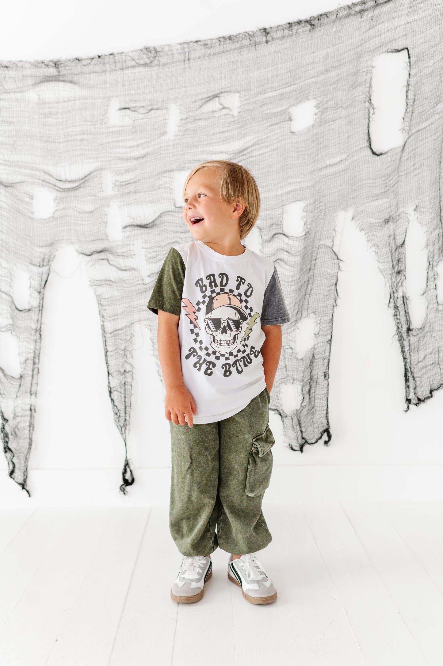 Bad to the Bone COLOR-BLOCK TEE