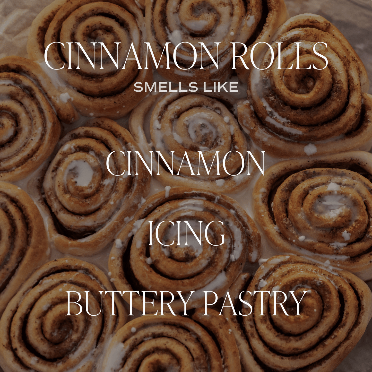 Cinnamon Rolls Soy Candle - Tinted Glass Jar - 12 oz