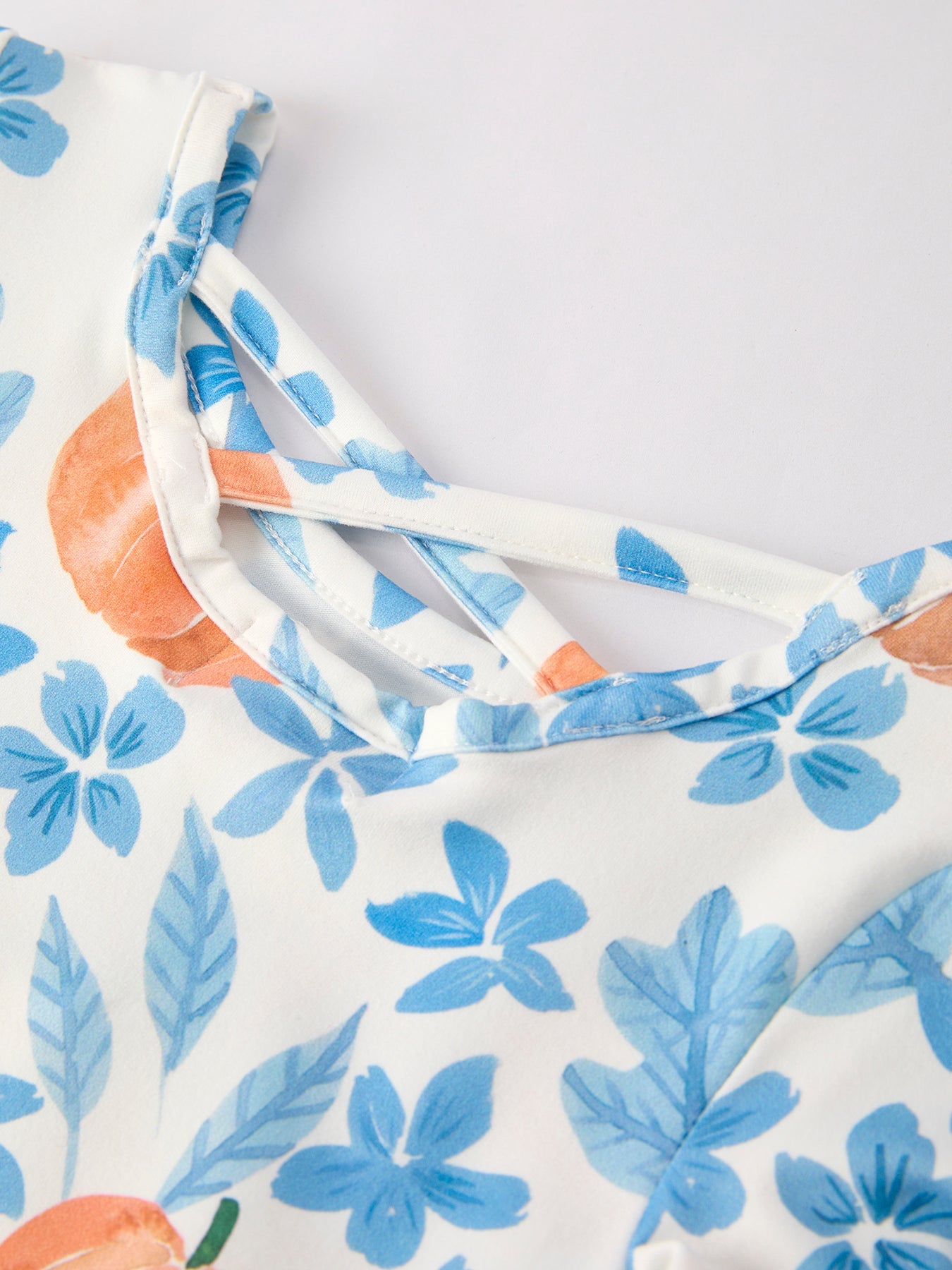 Floral Pumpkin Print Long Sleeve Dress