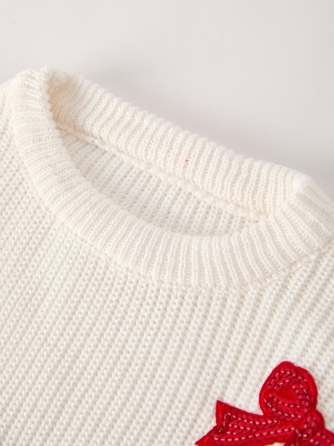 Mom & Mini Sequin Bows Sweater