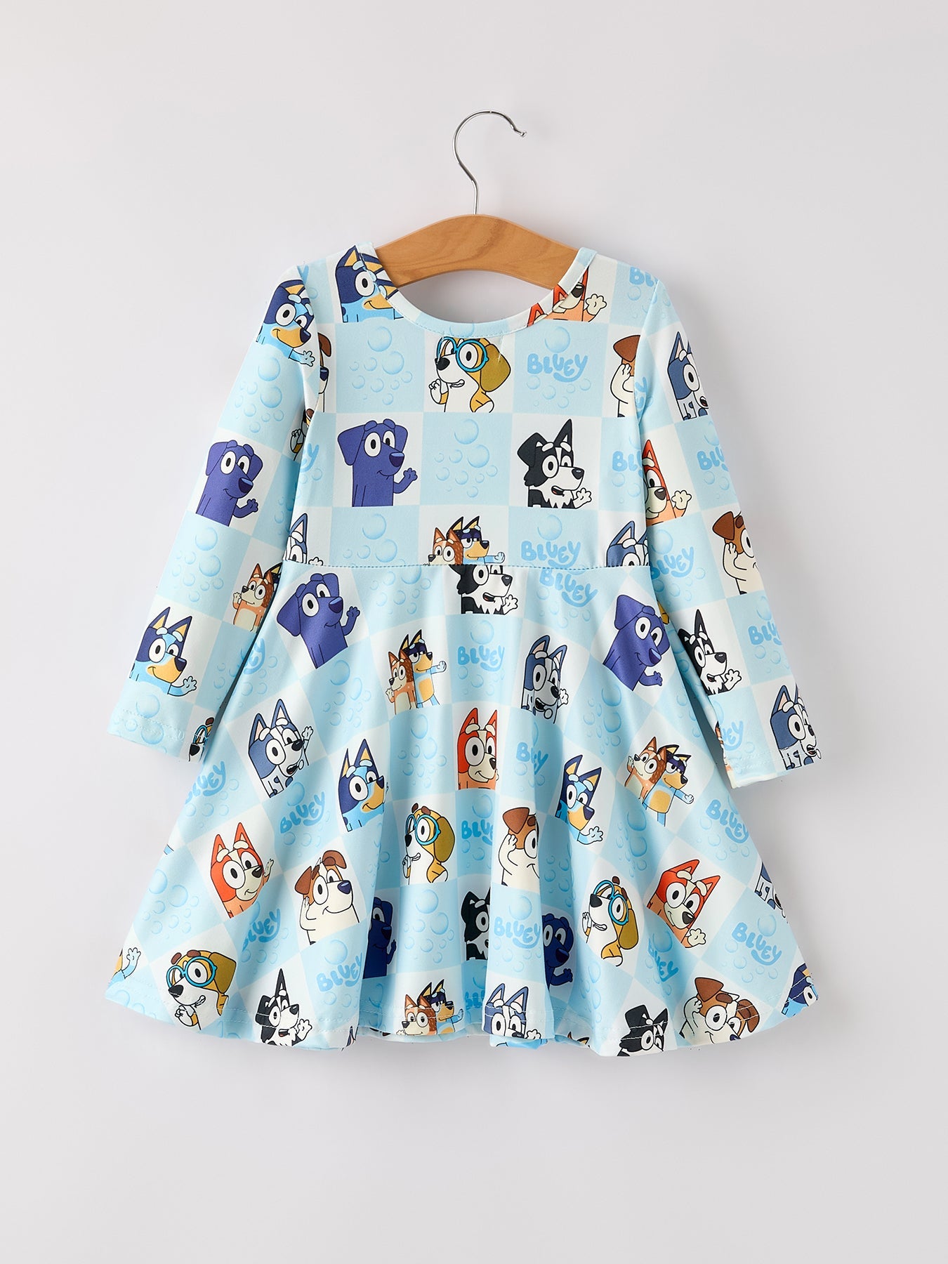 Blue Dog & Friends Girls Dress