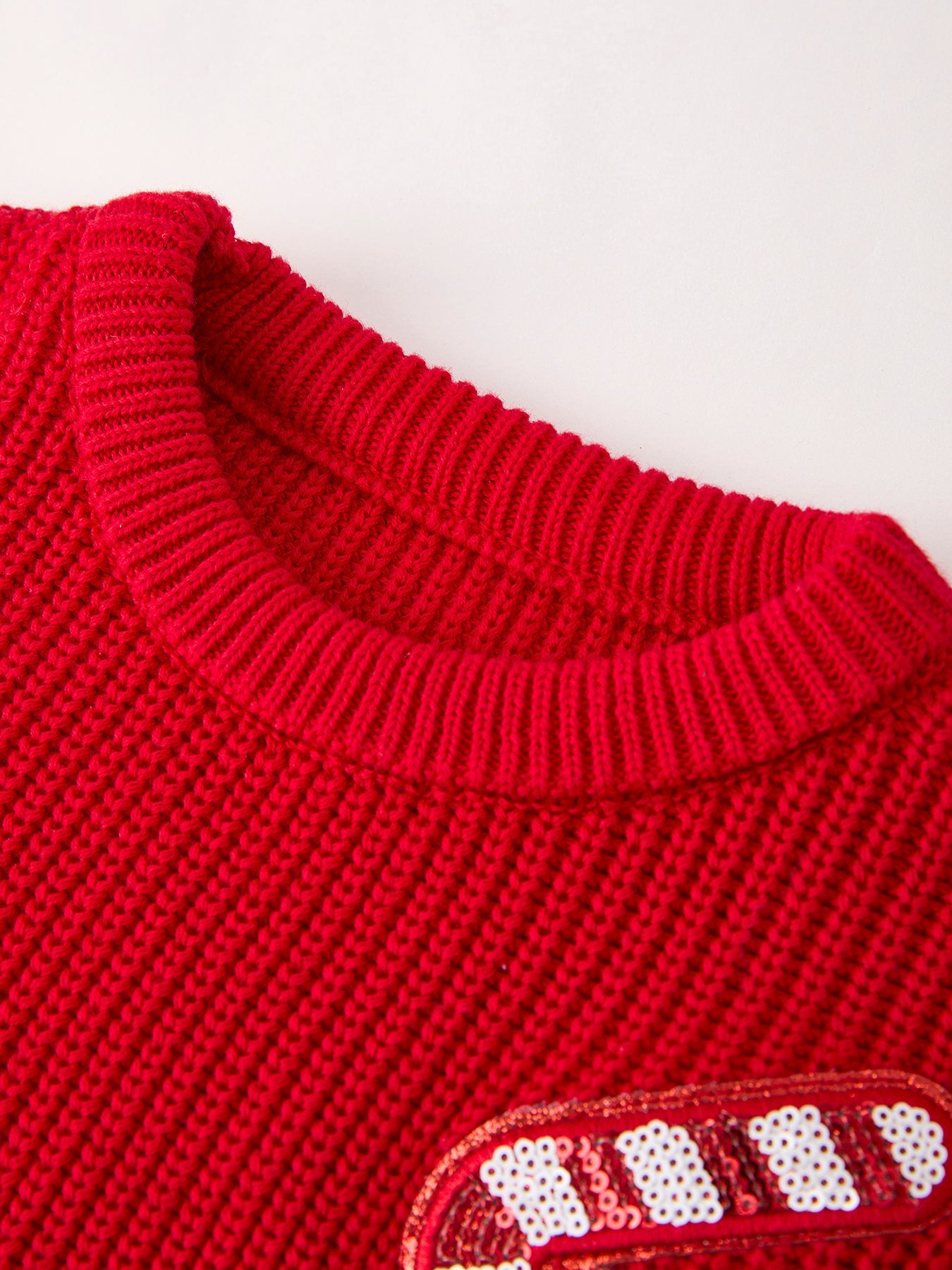 Girls Candy Cane Sweater