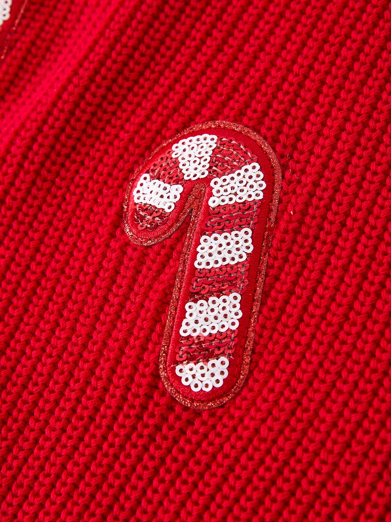 Girls Candy Cane Sweater