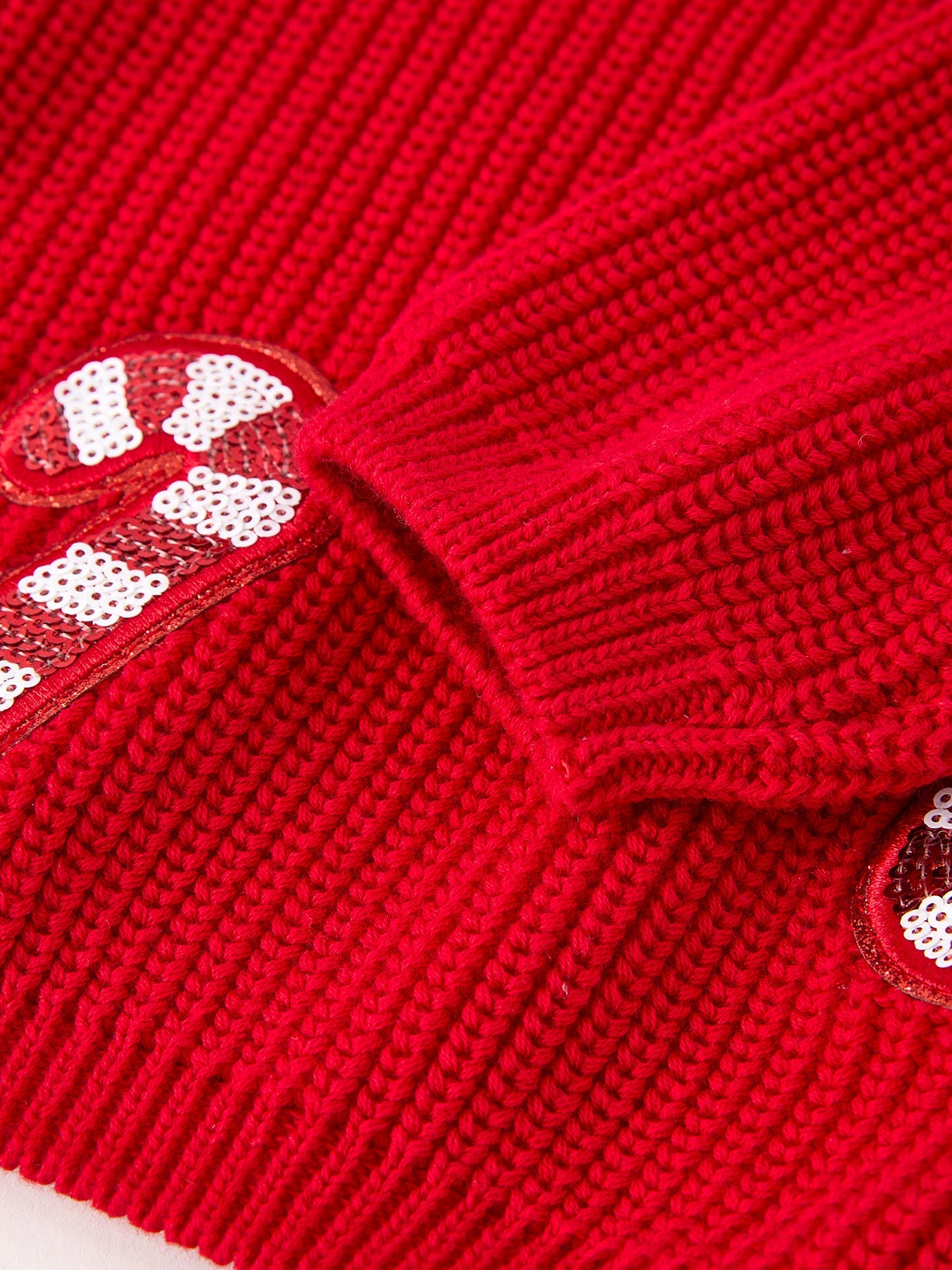 Girls Candy Cane Sweater