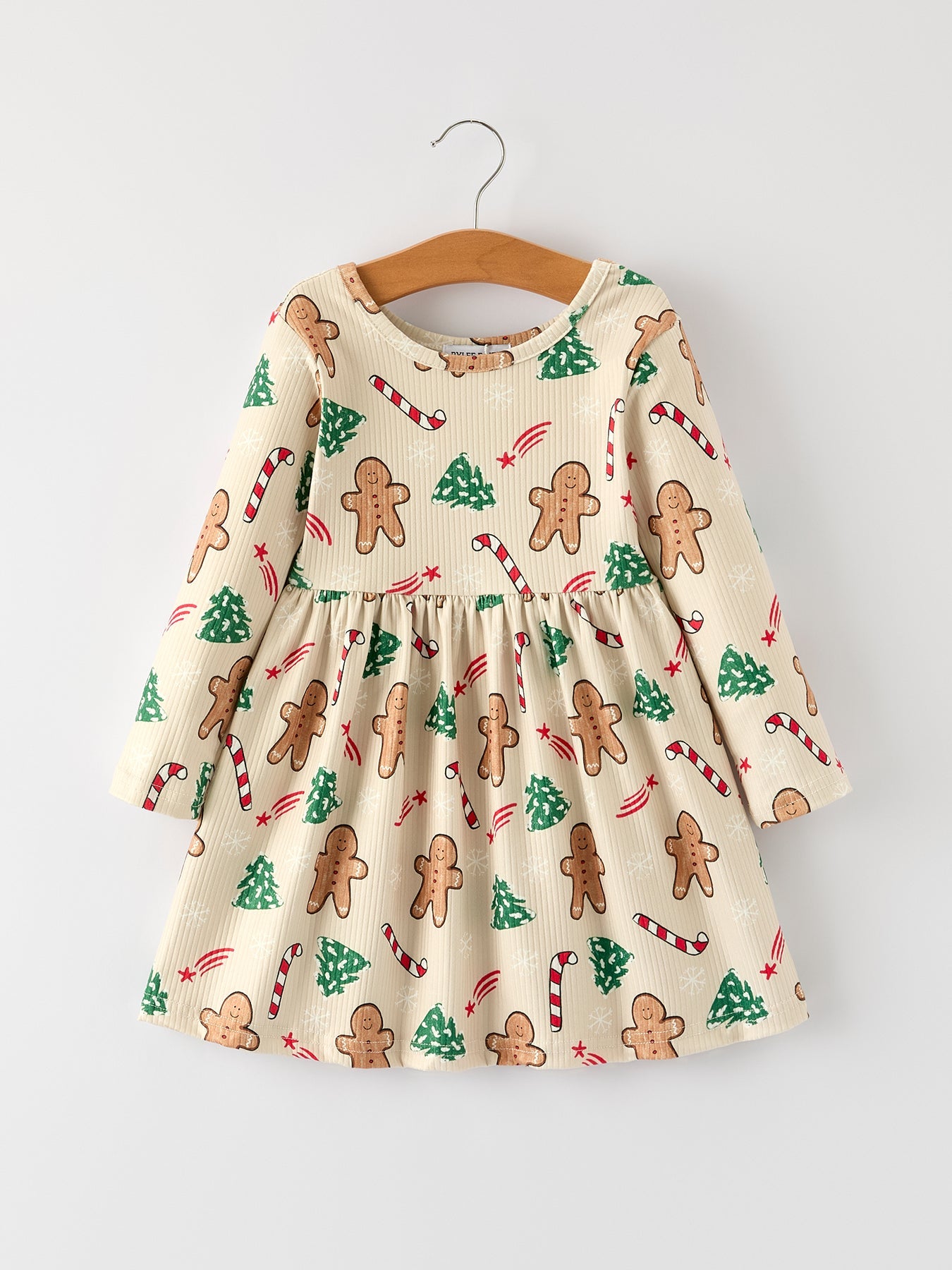 Sweet Holiday Vibes Gingerbread Christmas Dress