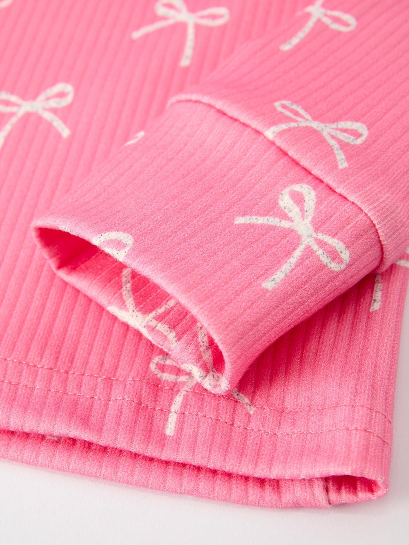 Tiny Bows 2-Piece Pajama Set