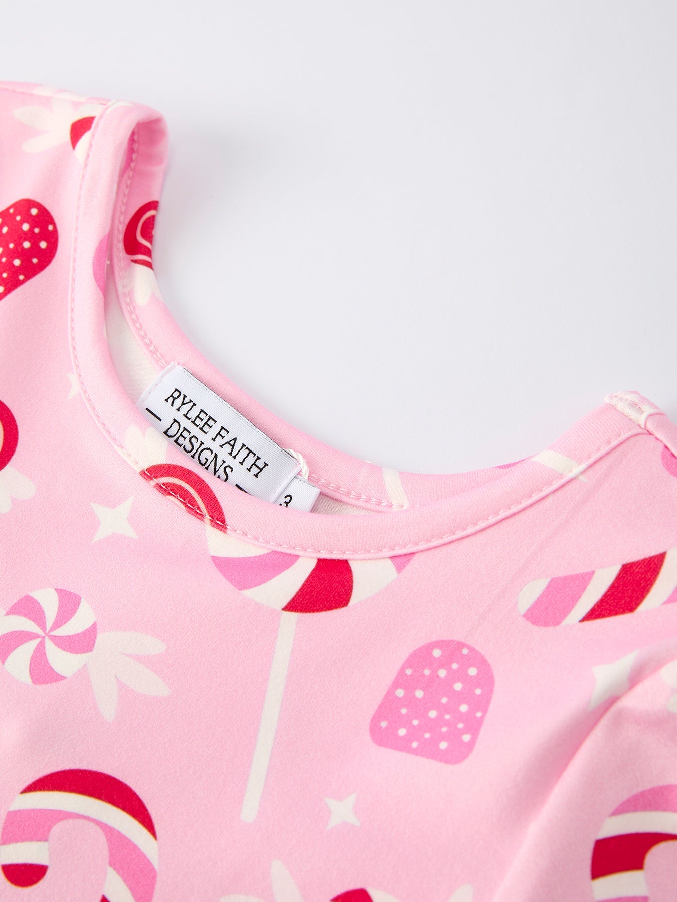 Girls Sweet Candy Christmas Dress