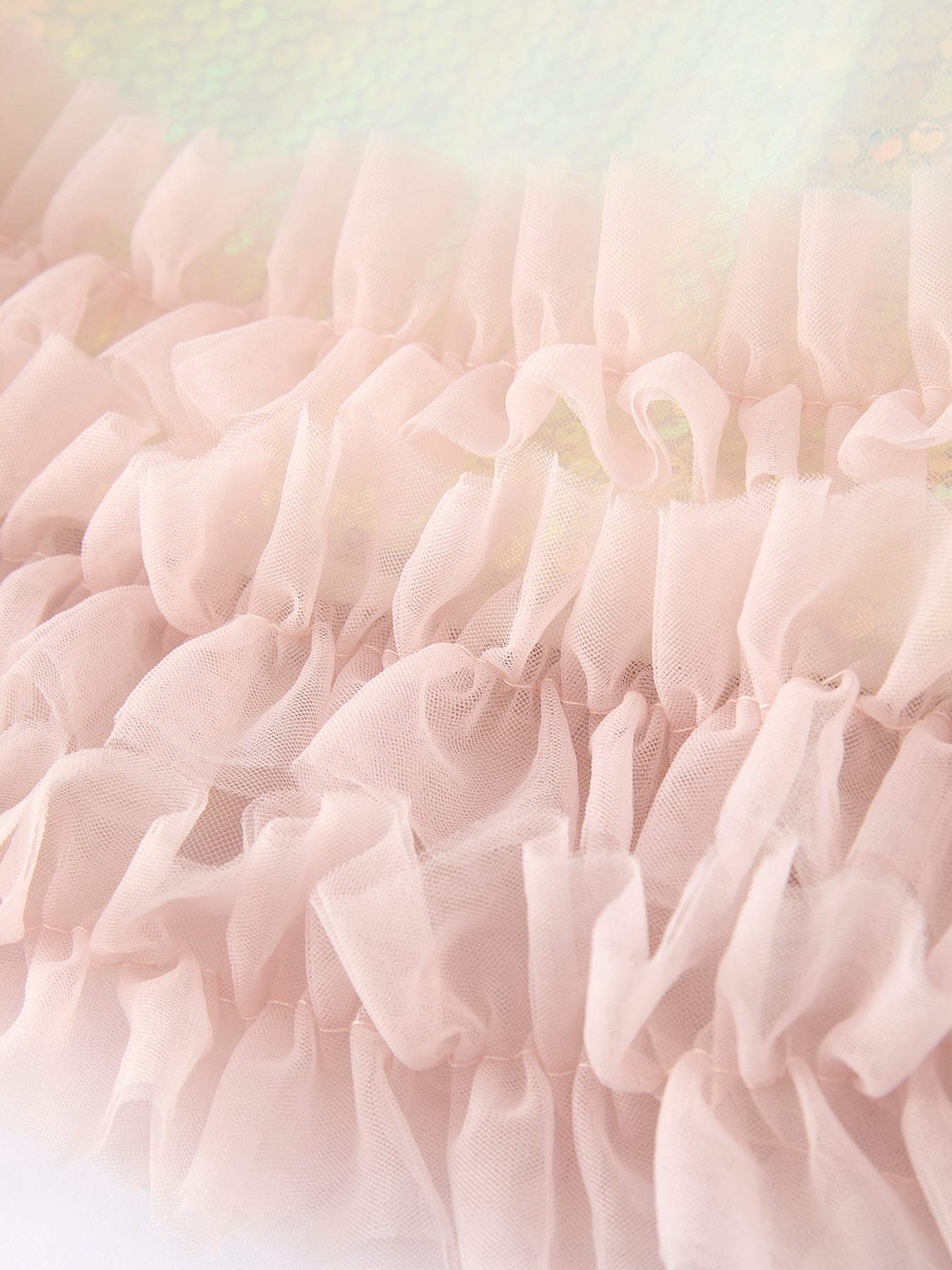 Iridescent Sequin Tulle Dress