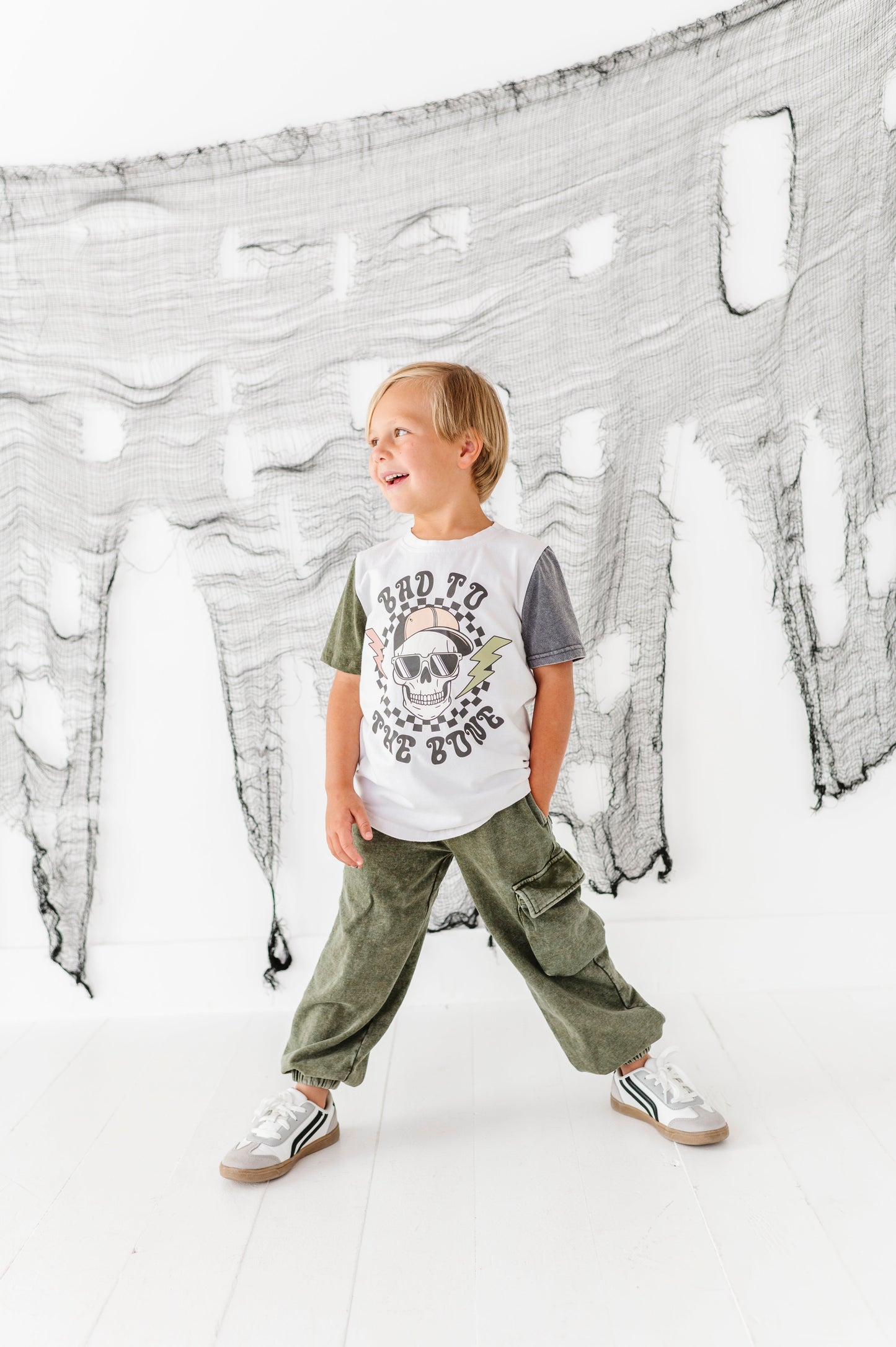 Bad to the Bone COLOR-BLOCK TEE