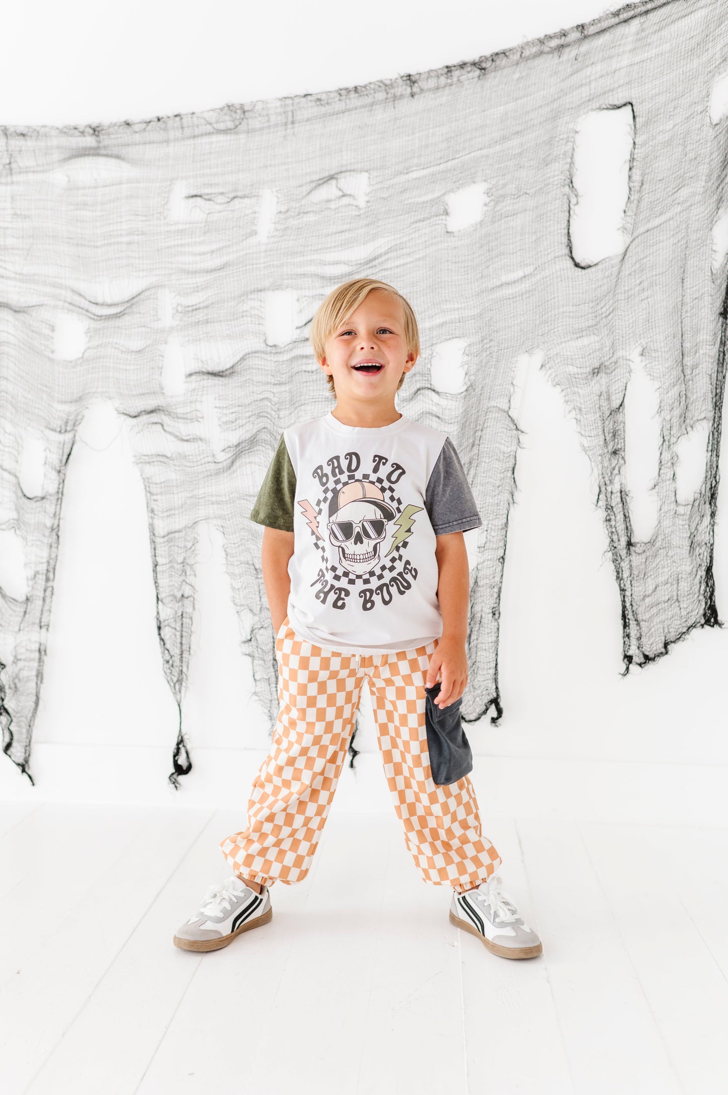Bad to the Bone COLOR-BLOCK TEE