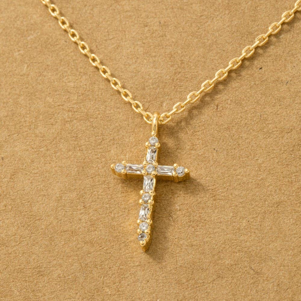Cross My Heart Pendant Necklace