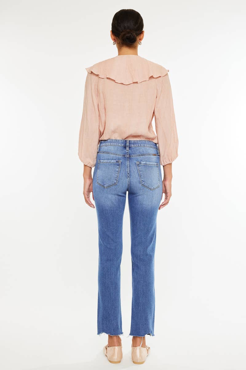 Kan Can Molly High Rise Slim Straight Jeans (size 13)