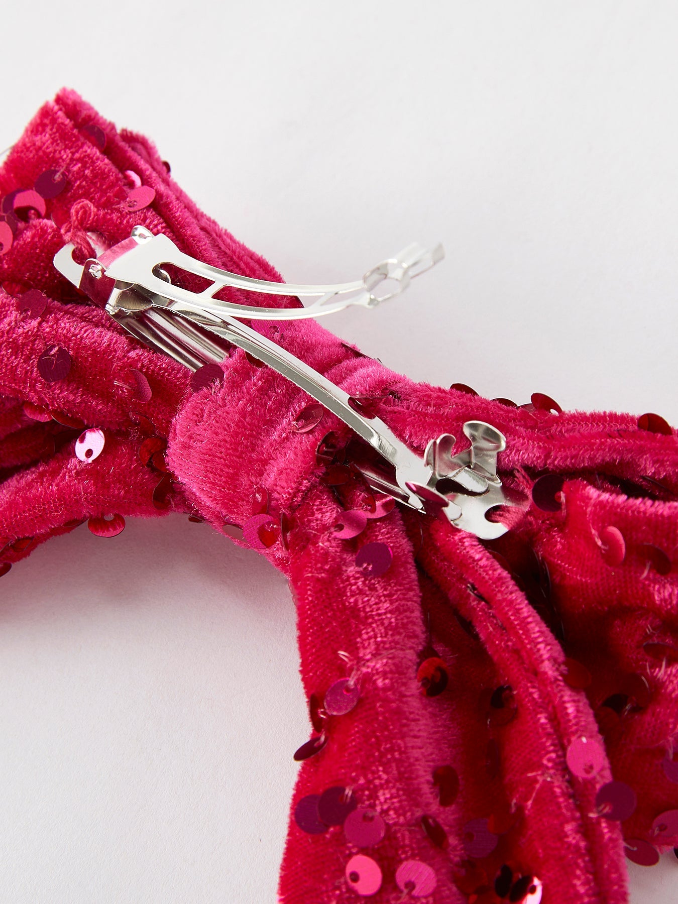 Girls Sequin Bow Hair Clip