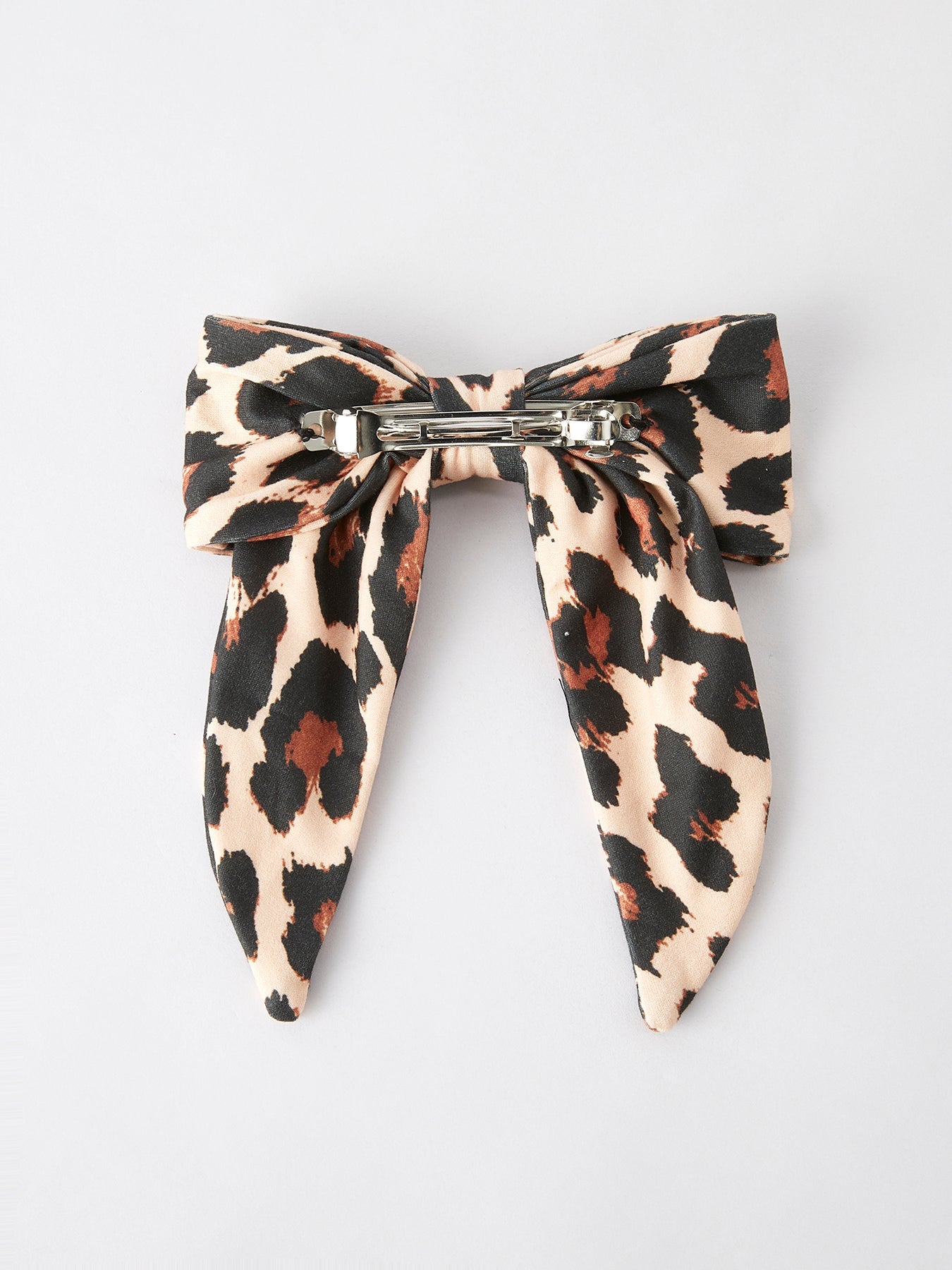 Leopard Print Bow Hairclip