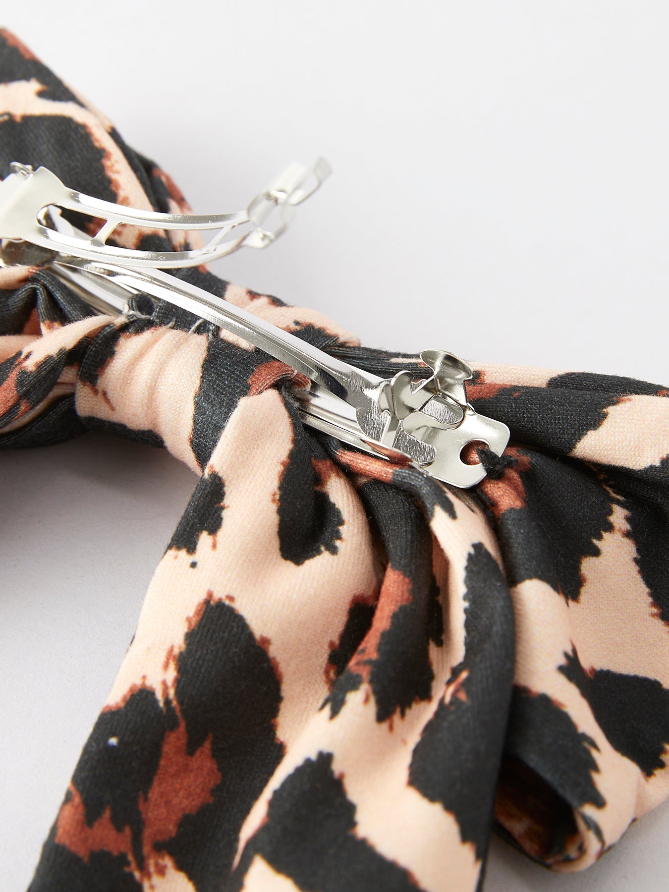 Leopard Print Bow Hairclip