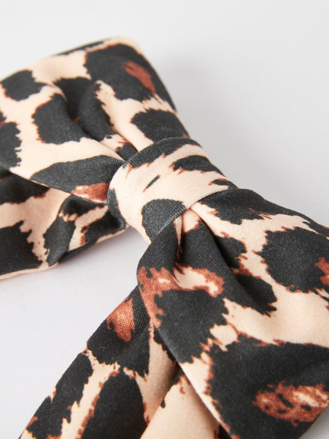 Leopard Print Bow Hairclip