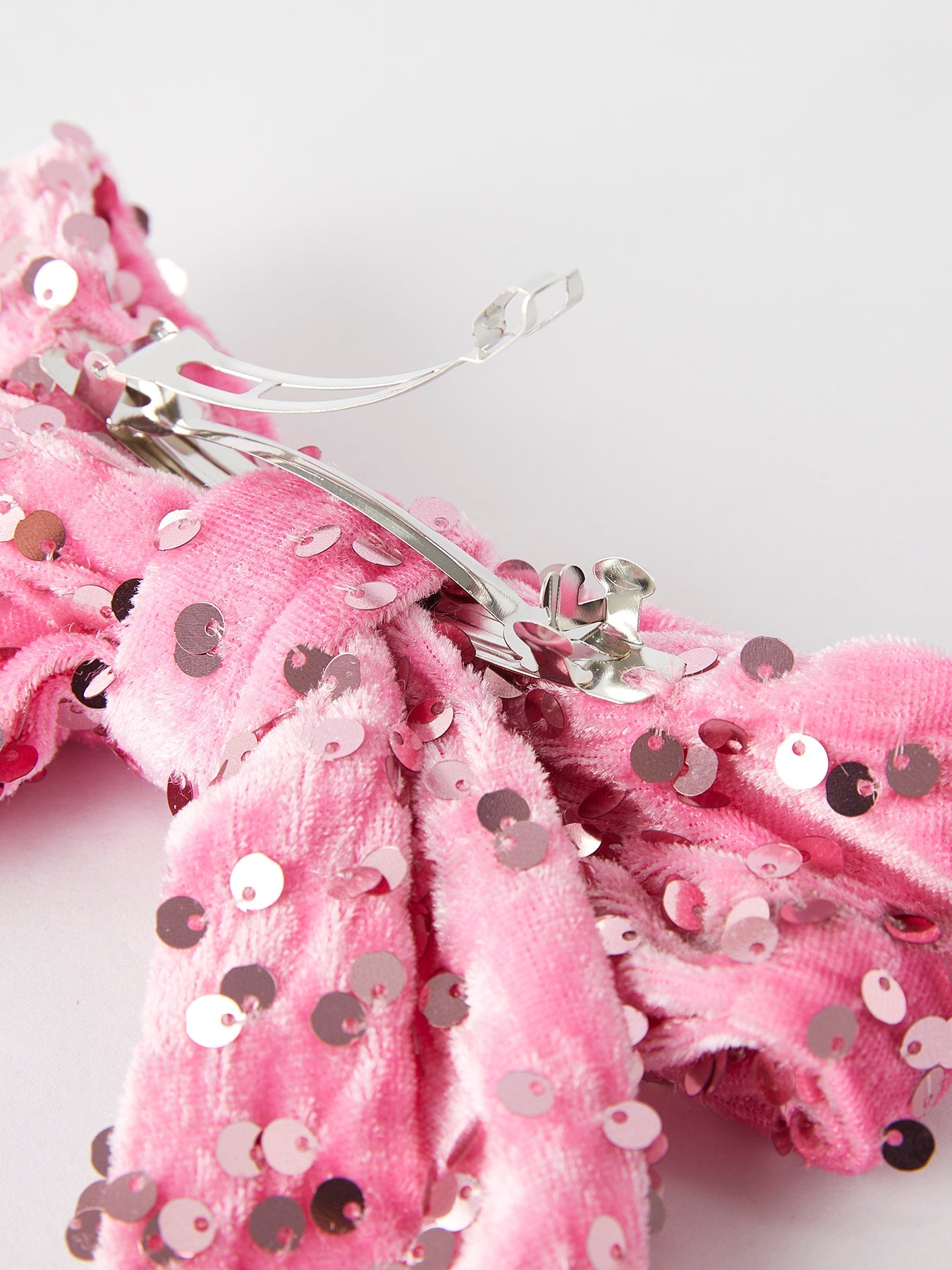 Girls Sequin Bow Hair Clip