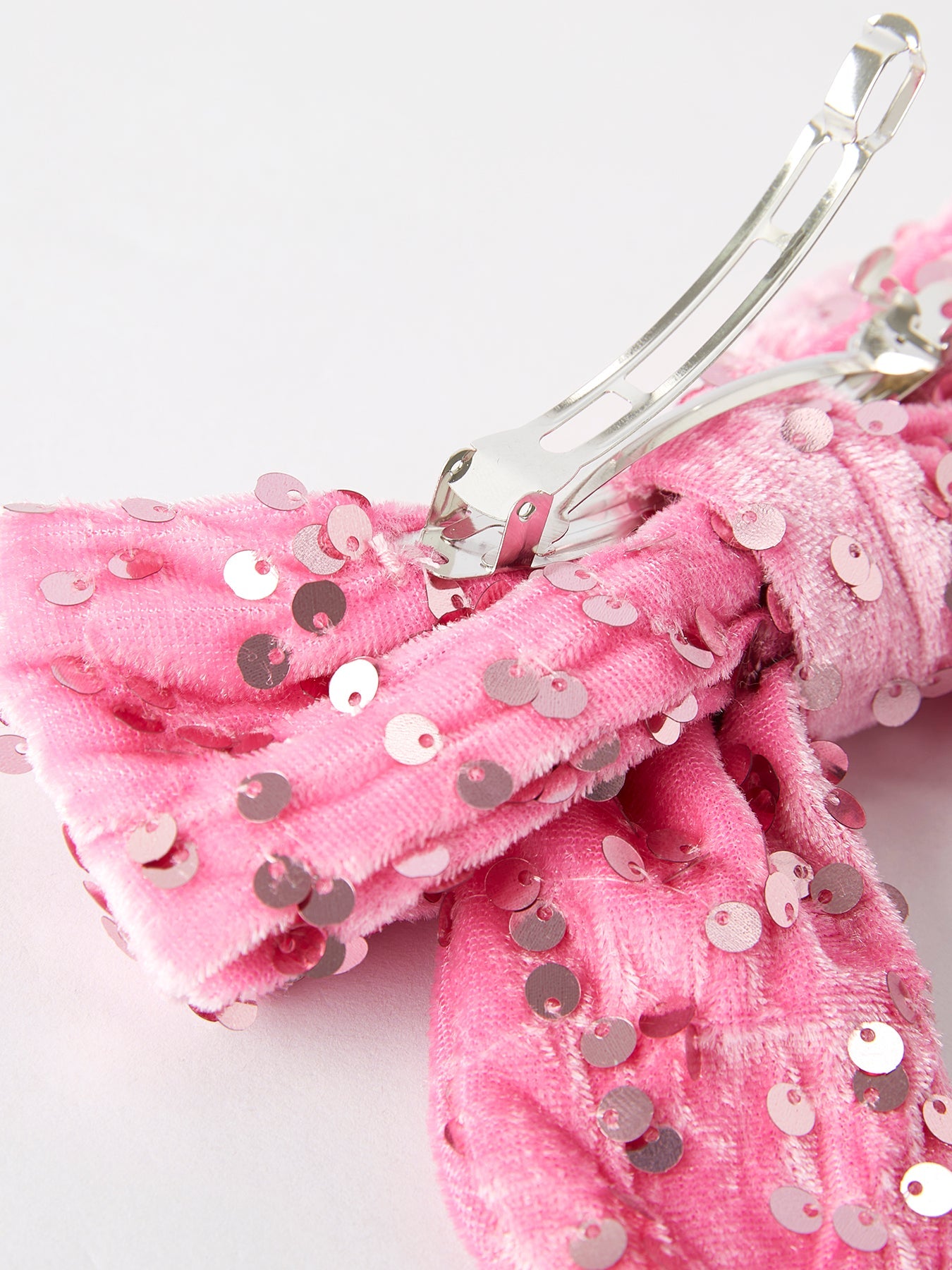 Girls Sequin Bow Hair Clip