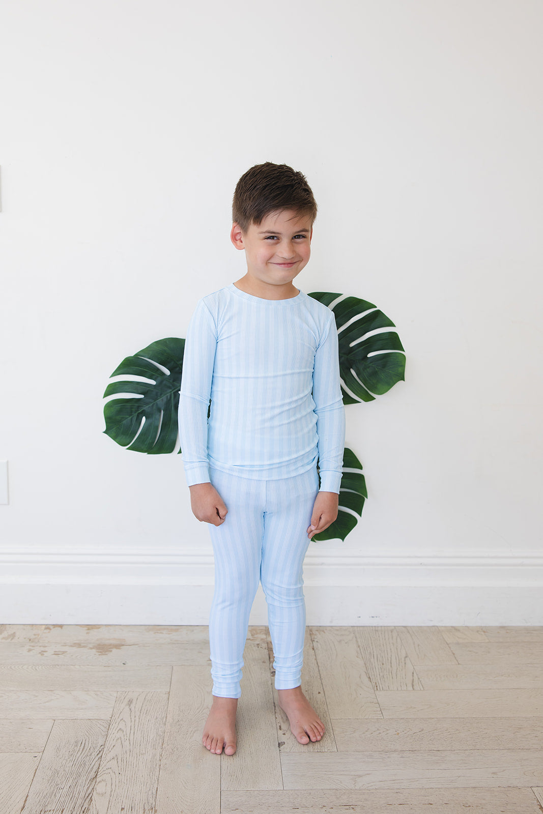 Oliver Ribbed 2-Piece Pajama Set