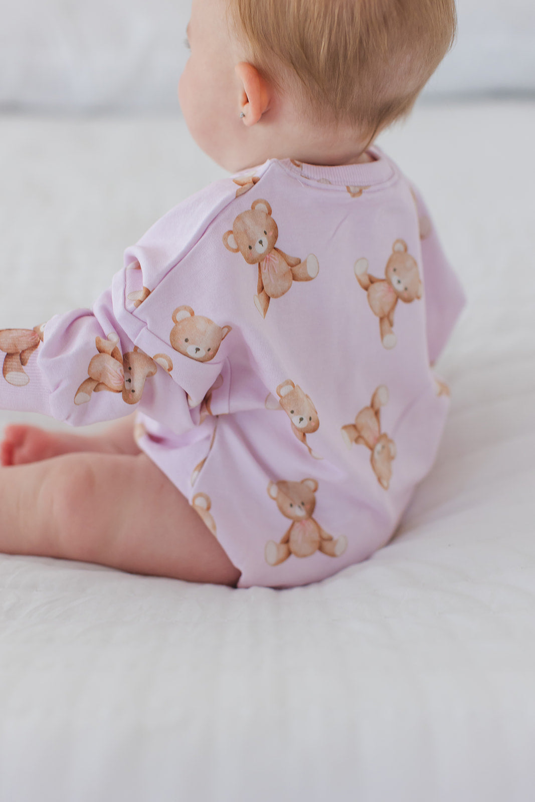 Teddy Cloud Terry Bubble Romper