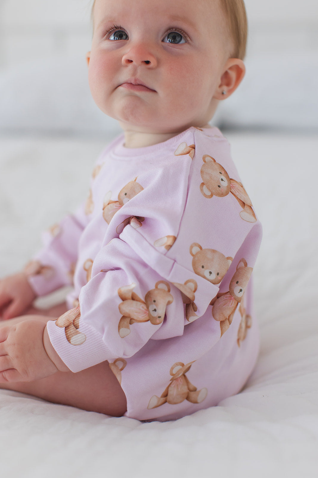 Teddy Cloud Terry Bubble Romper