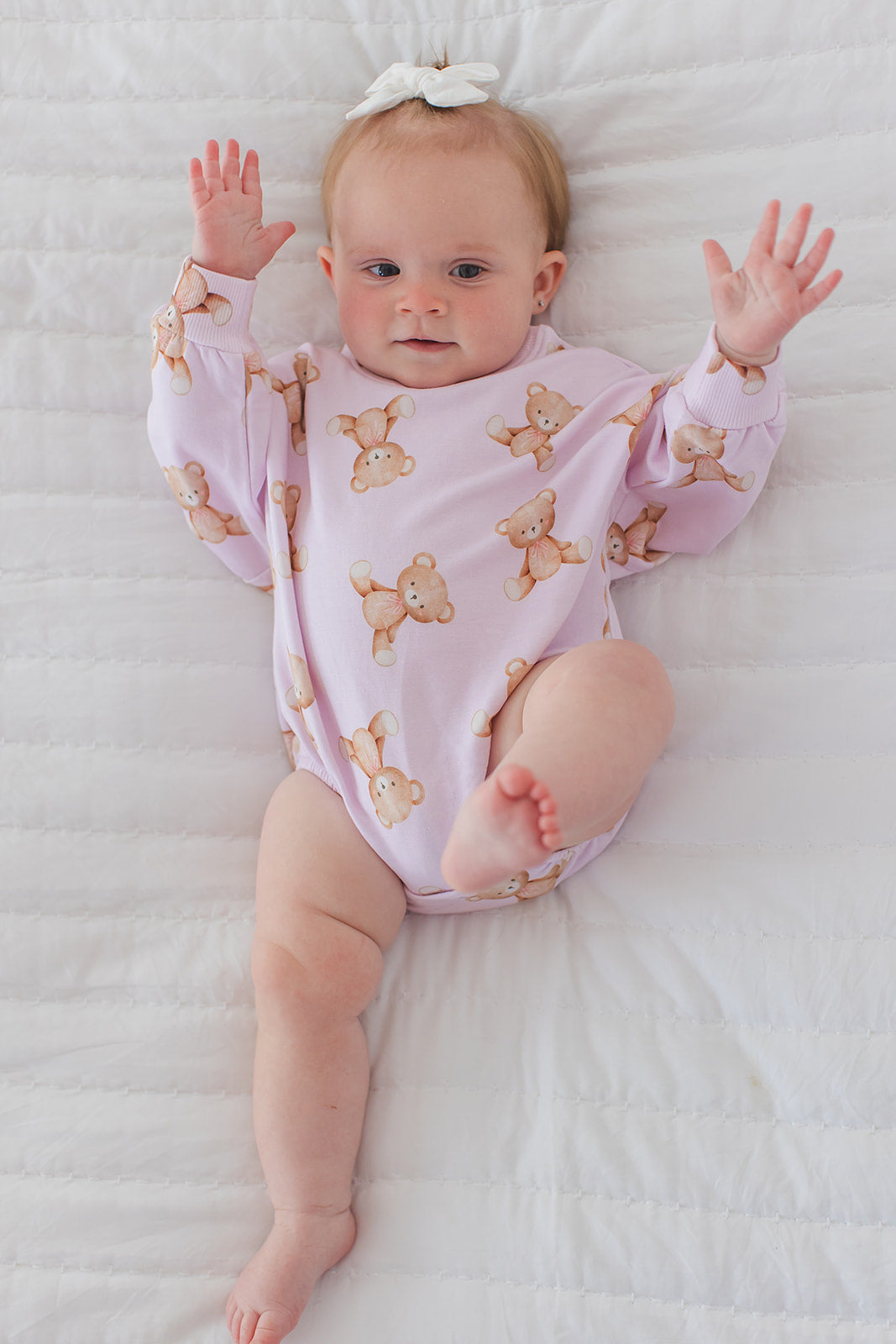 Teddy Cloud Terry Bubble Romper