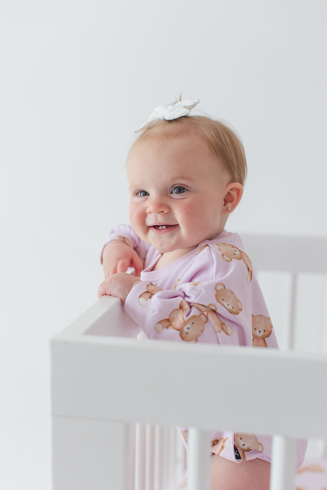 Teddy Cloud Terry Bubble Romper