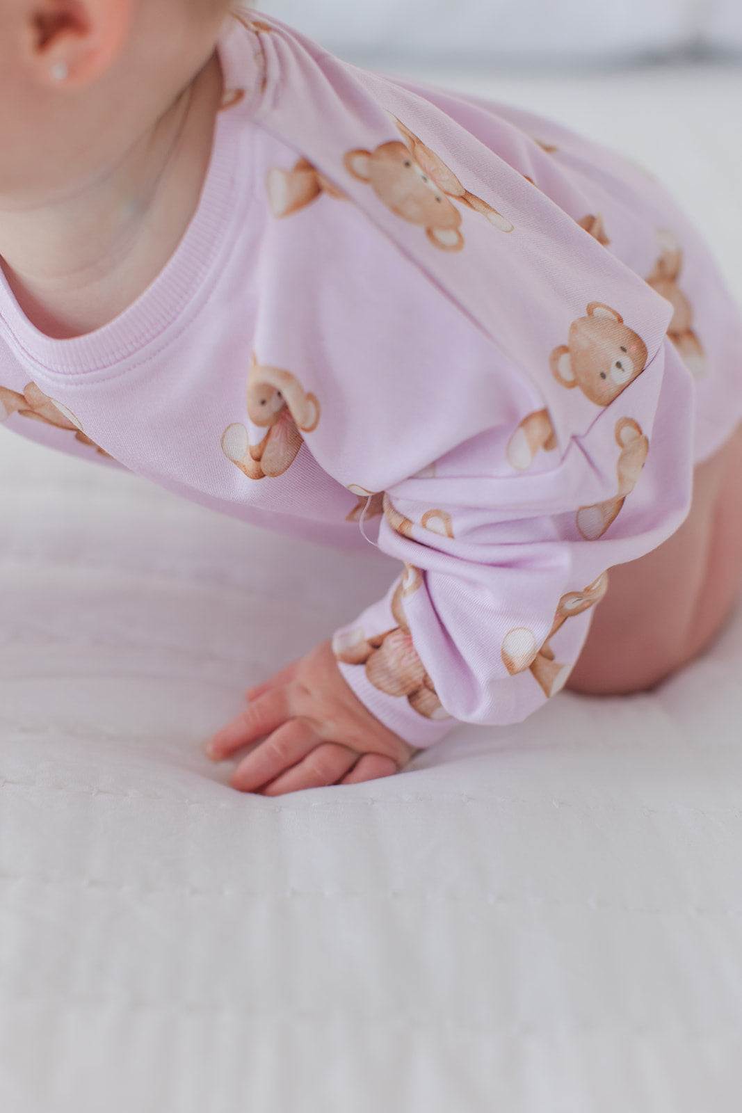 Teddy Cloud Terry Bubble Romper