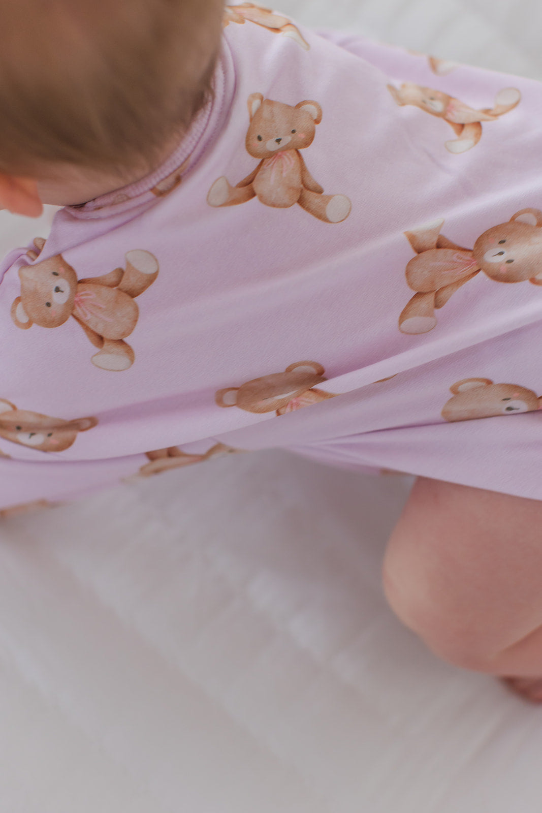 Teddy Cloud Terry Bubble Romper