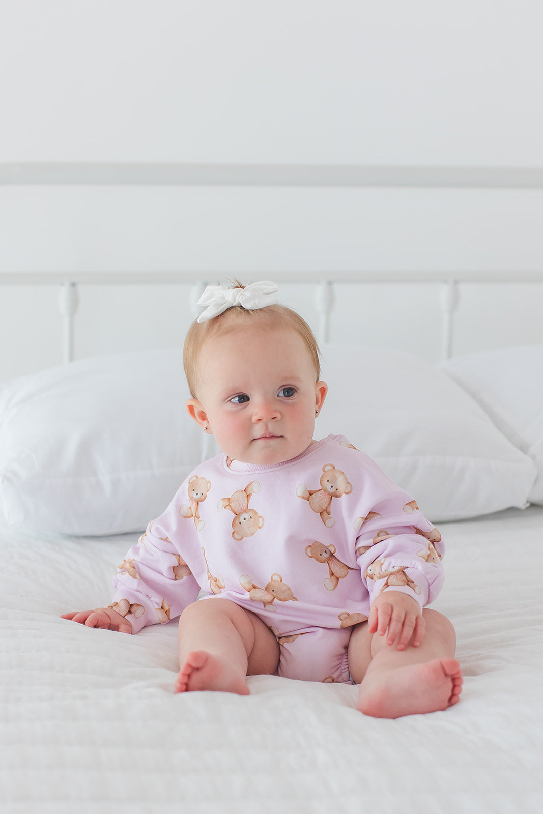 Teddy Cloud Terry Bubble Romper