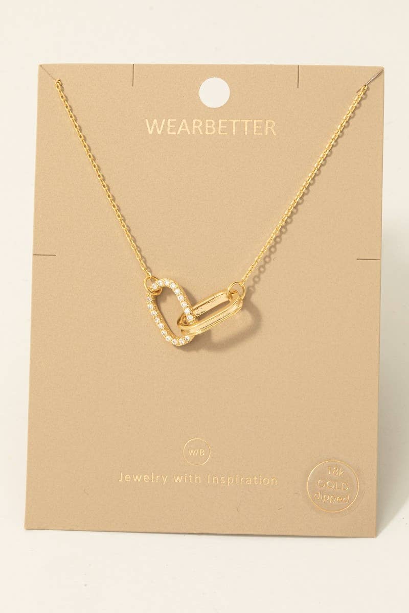 Luxe Link Pendant Necklace