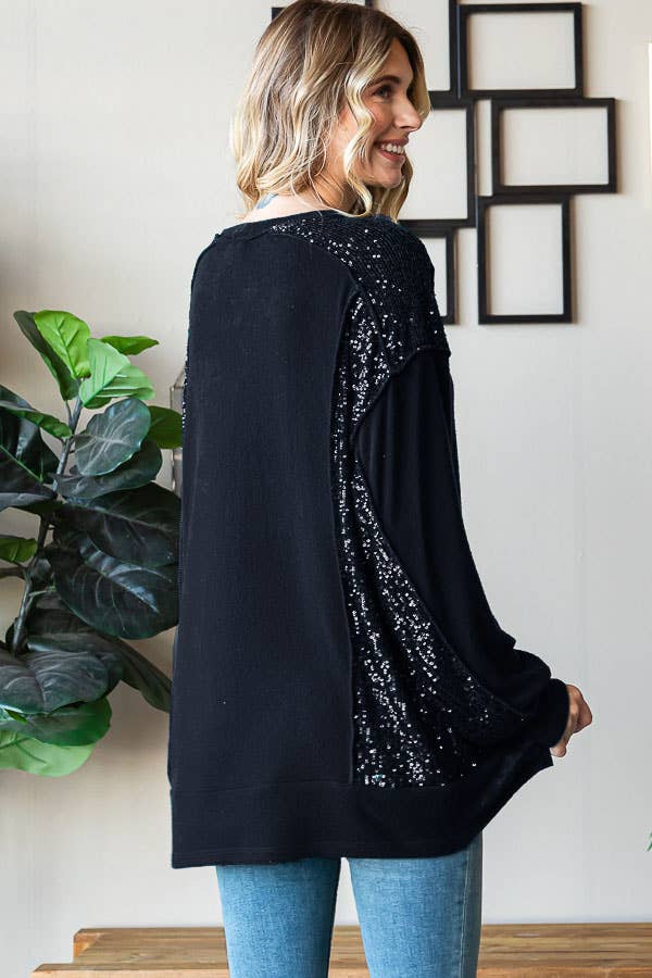 Midnight Sparkle Sweater