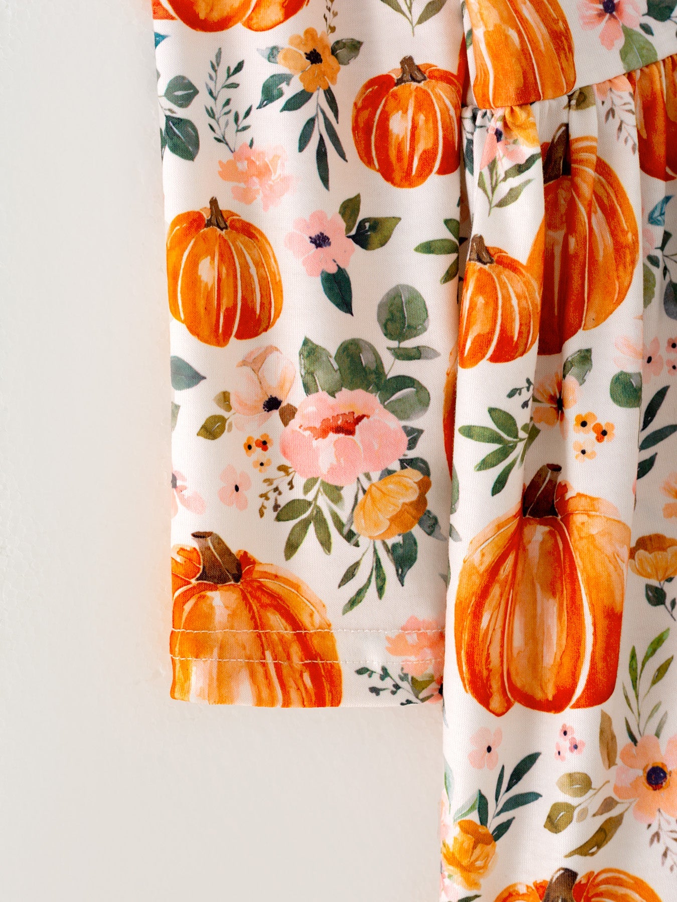 Country Pumpkin Long Sleeve Dress