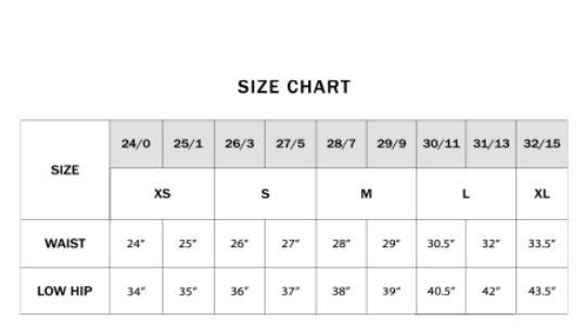 Vervet Trista Super High Rise Shorts