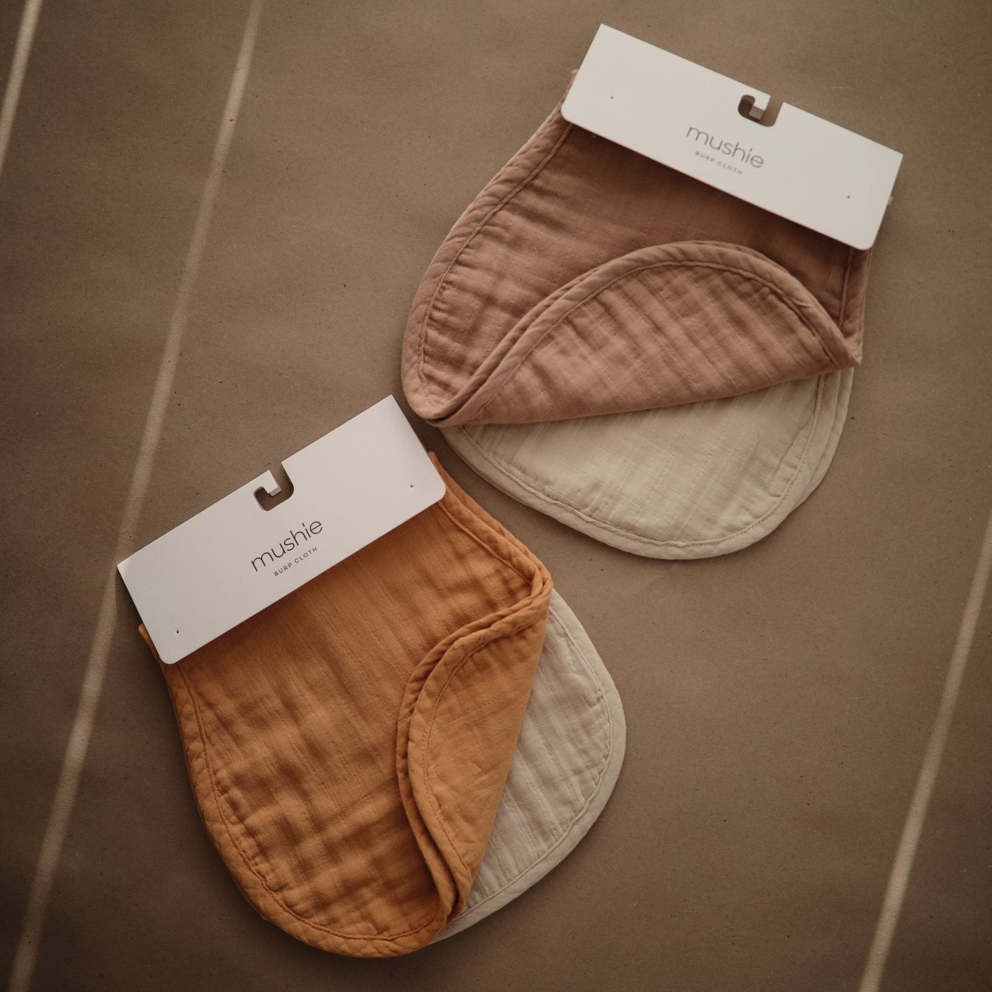 Organic Cotton Muslin Burp Cloth (2-Pack)-Multiple Color Options