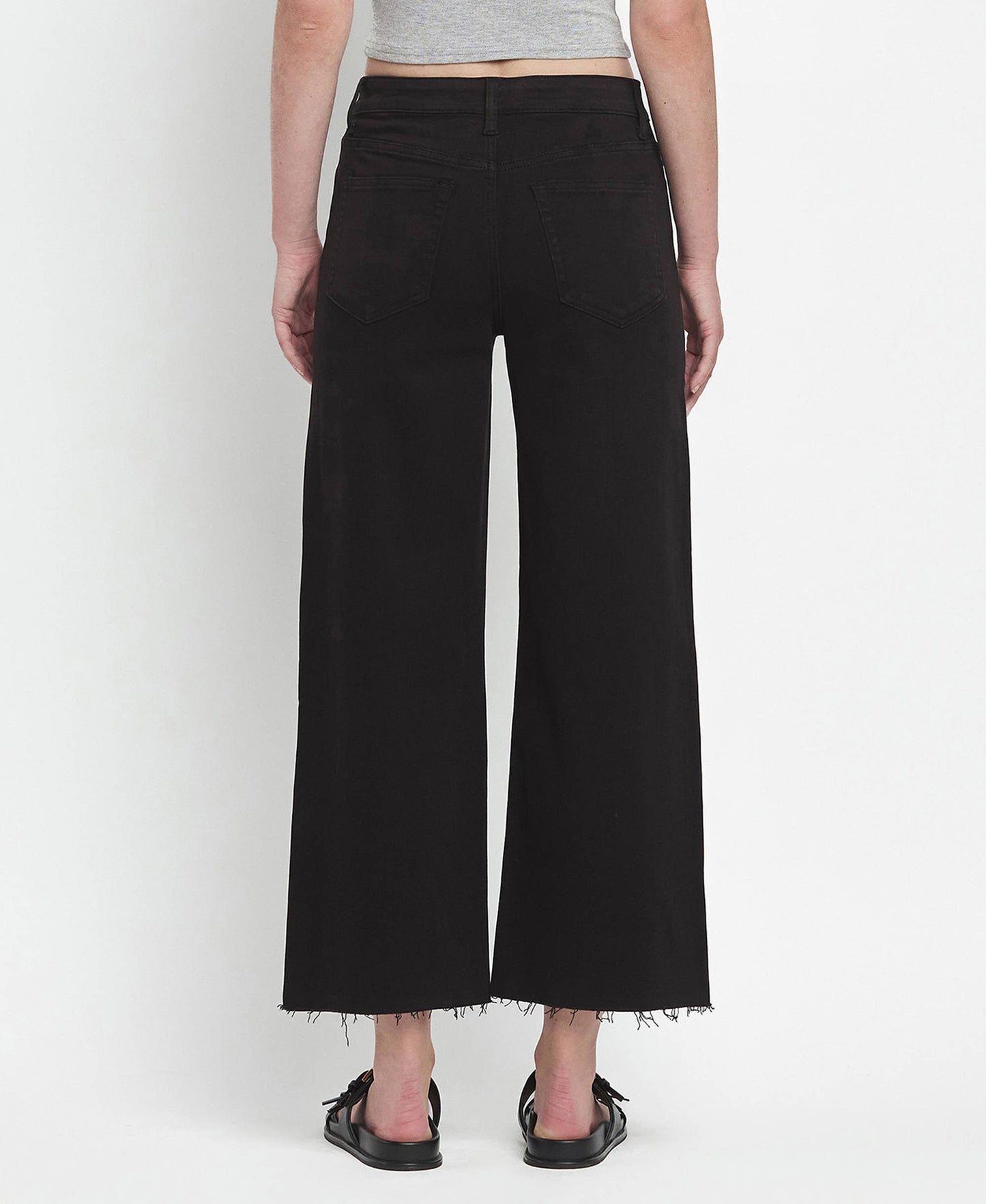 Olivia Crop Wide Leg Jeans