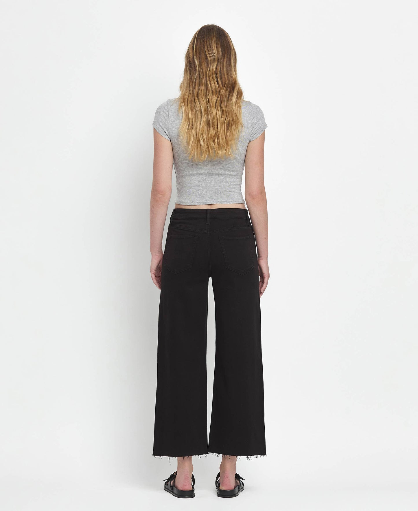 Olivia Crop Wide Leg Jeans