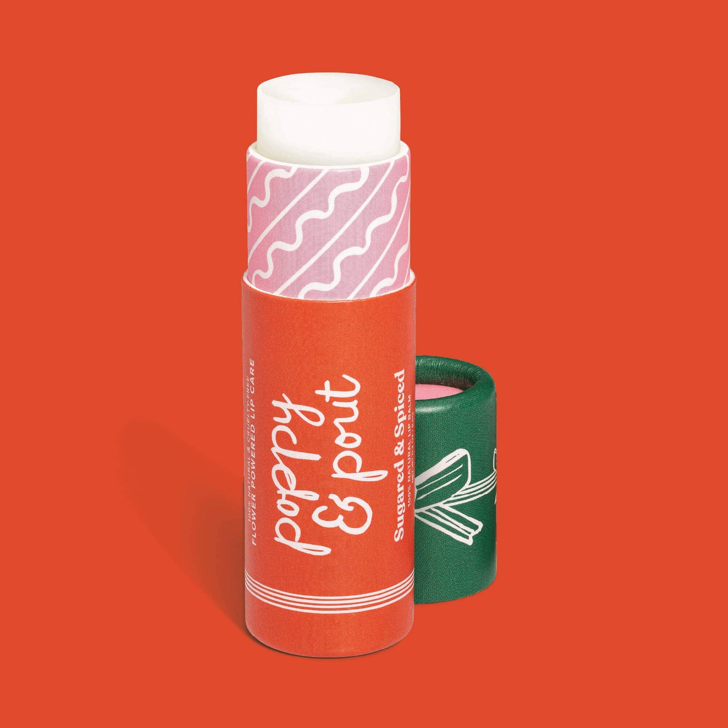 Poppy & Pout Sugared & Spiced Lip Balm, Limited Holiday Edition